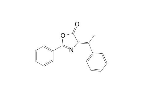 cis-4-(alpha-METHYLBENZYLIDENE)-2-PHENYL-2-OXAZOLIN-5-ONE