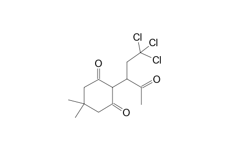 2-(1-Acetyl-3,3,3-trichloropropyl)-5,5-dimethyl-1,3-cyclohexanedione