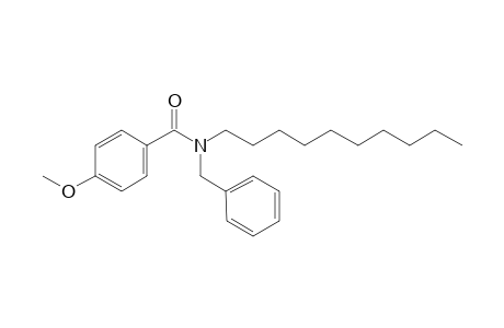 Benzamide, 4-methoxy-N-benzyl-N-decyl-