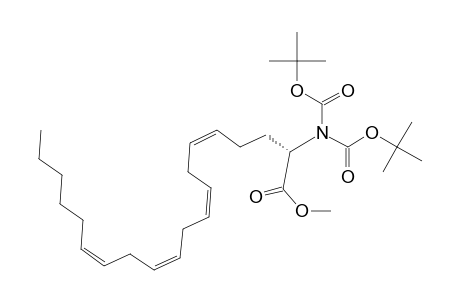 (2S,5Z,8Z,11Z,14Z)-2-[bis(tert-butoxycarbonyl)amino]eicosa-5,8,11,14-tetraenoic acid methyl ester