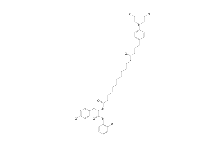 N-[(N-CHLORAMBUCILAMINO)-UNDECANOYL]-ORTHO-HYDROXYPHENYL-L-PARA-TYROSINAMIDE