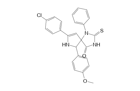 (5R,6R)/(5S,6S)-8-(4-chlorophenyl)-6-(4-methoxyphenyl)-1-phenyl-2-thioxo-1,3,7-triazaspiro[4.4]non-8-en-4-one