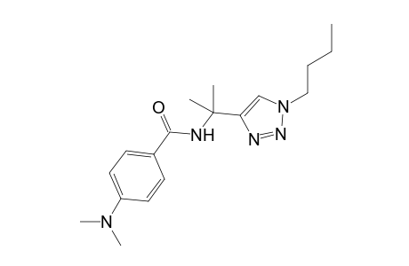 N-[2-(1-n-Butyl-1H-1,2,3-triazol-4-yl)propan-2-yl]-4-(dimethylamino)benzamide