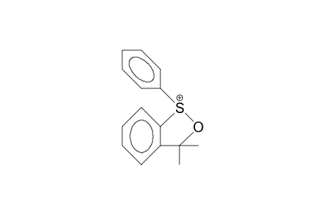 1-(3,3-Dimethyl-1-phenyl(3H-2,1)-benzoxathiolyl)-cation