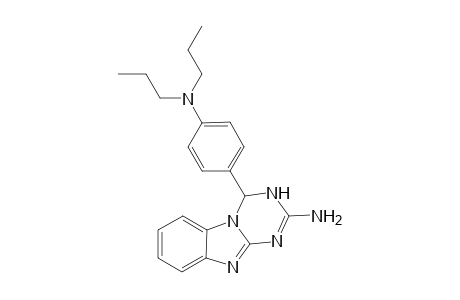 [1,3,5]Triazino[1,2-a][1,3]benzimidazol-2-amine, 4-[4-(dipropylamino)phenyl]-3,4-dihydro-