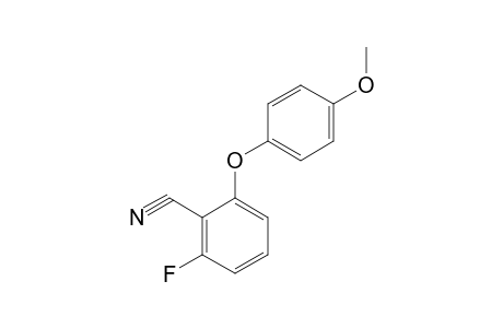 2-fluoro-6-(p-methoxyphenoxy)benzonitrile