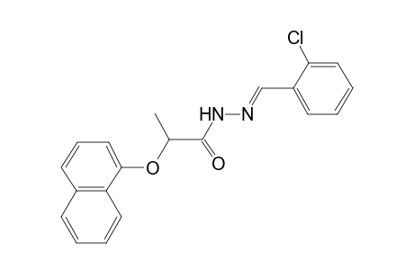 propanoic acid, 2-(1-naphthalenyloxy)-, 2-[(E)-(2-chlorophenyl)methylidene]hydrazide