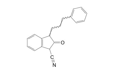 3-cinnamylidene-2-oxo-1-indancarbonitrile