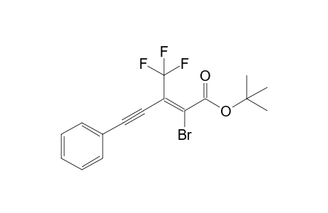 Tert-butyl 2-bromo-5-phenyl-3-(trifluoromethyl)pent-2-en-4-ynoate