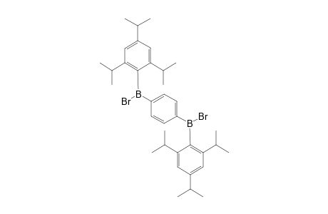 bromo-[4-[bromo-(2,4,6-triisopropylphenyl)boranyl]phenyl]-(2,4,6-triisopropylphenyl)borane