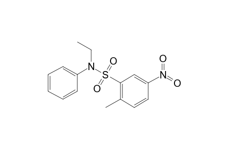 N-Ethyl-2-methyl-5-nitro-N-phenylbenzenesulfonamide