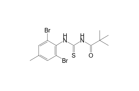 1-(2,6-dibromo-p-tolyl)-3-pivaloyl-2-thiourea