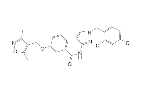 benzamide, N-[1-[(2,4-dichlorophenyl)methyl]-1H-pyrazol-3-yl]-3-[(3,5-dimethyl-4-isoxazolyl)methoxy]-