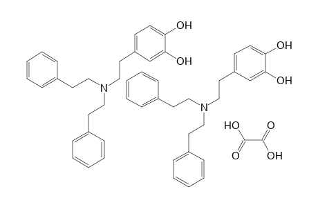 4-[2-(diphenethylamino)ethyl]pyrocatechol, oxalate(2:1)(salt)