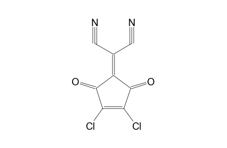 4,5-DICHLOR-2-DICYANOMETHYLEN-CYCLOPENT-4-EN-1,3-DION