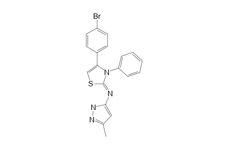 (Z)-N-[4-(4-Bromophenyl)-3-phenylthiazol-2(3H)-ylidene]-3-methyl-1H-pyrazol-5-amine