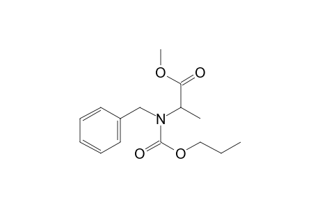 N.alpha.-Benzyl-N-(N-propyloxycarbonyl)-D-alanine, methyl ester