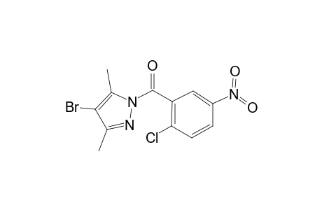 1H-pyrazole, 4-bromo-1-(2-chloro-5-nitrobenzoyl)-3,5-dimethyl-