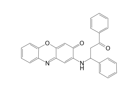 3H-phenoxazin-3-one, 2-[(3-oxo-1,3-diphenylpropyl)amino]-