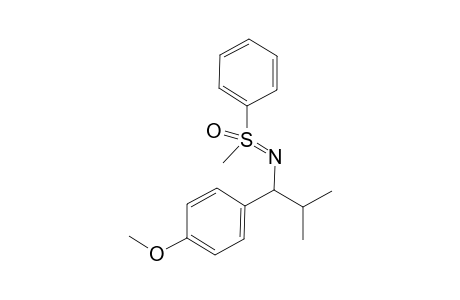 N-[1-(4-Methoxyphenyl)-2-methylpropyl]-S,S-methylphenylsulfoximine