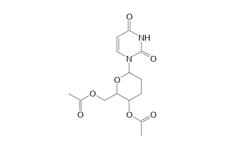 Acetic acid, 2-acetoxymethyl-6-(2,4-dioxo-3,4-dihydro-2H-pyrimidin-1-yl)-tetrahydropyran-3-yl ester
