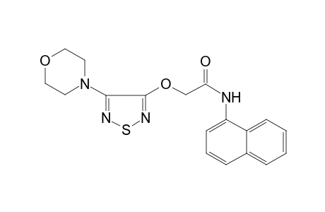 2-(4-Morpholin-4-yl-[1,2,5]thiadiazol-3-yloxy)-N-naphthalen-1-yl-acetamide