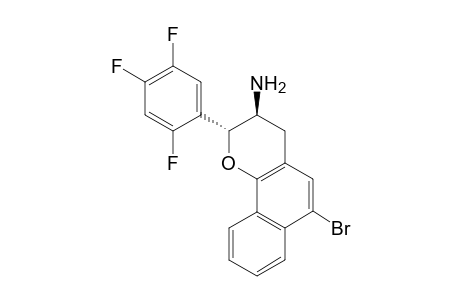 trans-6-bromo-2-(2,4,5-trifluorophenyl)-3,4-dihydro-2H-benzo[h]chromen-3-amine