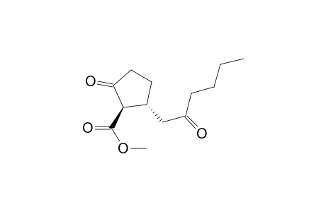 (1R,5R)-2-keto-5-(2-ketohexyl)cyclopentane-1-carboxylic acid methyl ester
