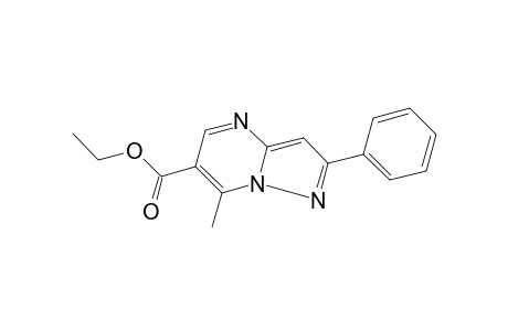 7-methyl-2-phenylpyrazolo[1,5-a]pyrimidine-6-carboxylic acid, ethyl ester