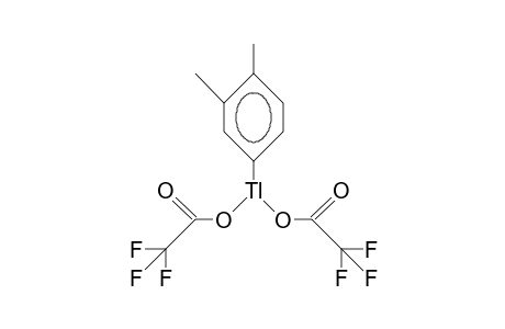 3,4-DIMETHYLPHENYLTHALLIUM(III)-BIS-(TRIFLUORACETAT)