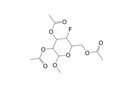 Galactopyranoside, methyl 4-deoxy-4-fluoro-, triacetate, .alpha.-D-