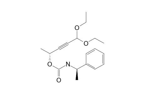 (R,R)-5,5-Diethoxypent-3yn-2-yl N-1-(phenylethyl)carbamate