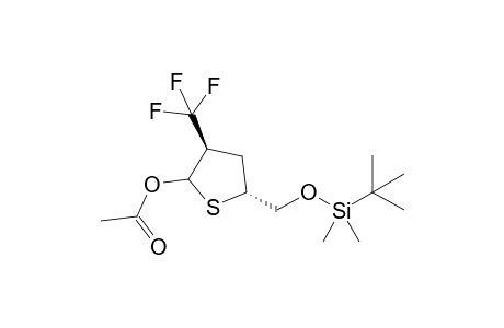 (3R,5R)-5-(tert-Butyldimethylsilyloxymethyl)-3-trifluoromethyltetrahydrothiophen-2-yl acetate