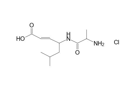 2-(E)-Heptensaeure, (4S)-4-[((S)-alanyl)amino]-6-methyl-, hydrochlorid