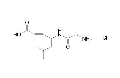 2-(E)-Heptensaeure, (4S)-4-[((S)-alanyl)amino]-6-methyl-, hydrochlorid