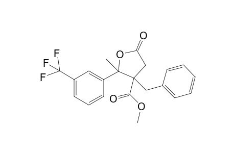 Methyl 3-benzyl-2-methyl-5-oxo-2-(3-(trifluoromethyl)phenyl)tetrahydrofuran-3-carboxylate