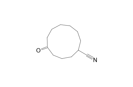 Cycloundecanecarbonitrile, 5-oxo-