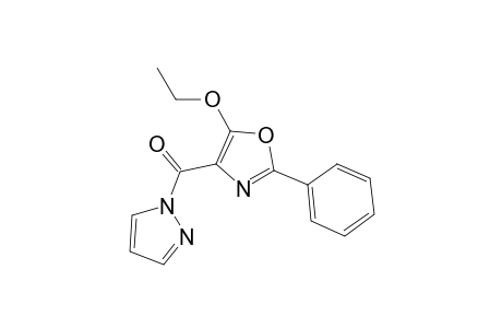 1-[(5-Ethoxy-2-phenyl-4-oxazolyl)carbonyl]-1H-pyrazole