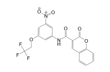 2H-Chromene-3-carboxamide, N-[3-(2,2,2-trifluoroethoxy)-5-nitrophenyl]-2-oxo-