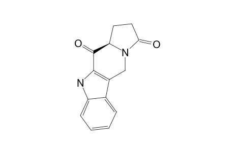 1,2,3,5,11,11A-HEXAHYDROINDOLIZINO-[7,6-B]-INDOLE-3,11-DIONE