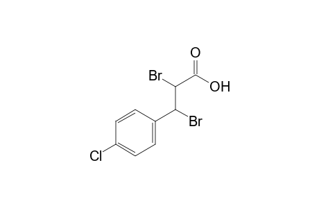 p-CHLORO-alpha,beta-DIBROMOHYDROCINNAMIC ACID