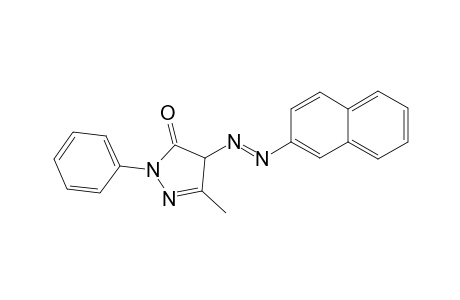 5-Methyl-4-[(E)-2-naphthyldiazenyl]-2-phenyl-2,4-dihydro-3H-pyrazol-3-one