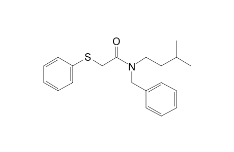 Acetamide, 2-phenylthio-N-benzyl-N-(3-methylbutyl)-