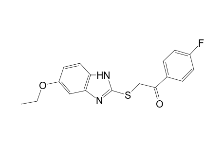 2-[(5-ethoxy-1H-benzimidazol-2-yl)sulfanyl]-1-(4-fluorophenyl)ethanone