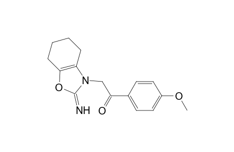 2-IMINO-3-(4'-METHOXY-PHENACYL)-2,3,4,5,6,7-HEXAHYDRO-BENZOXAZOLE