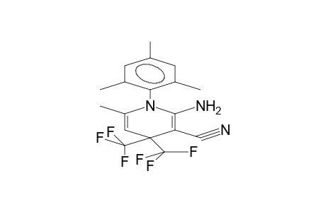 1-(2,4,6-Trimethylphenyl)-2-amino-3-cyano-4,4-bis(trifluoromethyl)-6-methyl-1,4-dihydropyridine