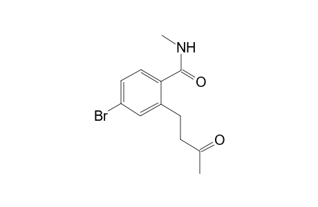 4-Bromo-N-methyl-2-(3-oxobutyl)benzamide