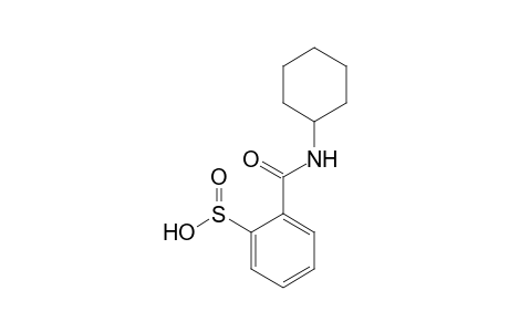 2-(Cyclohexylcarbamoyl)benzenesulfinic acid