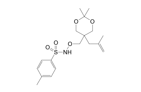 N-{[2,2-Dimethyl-5-(2-methylallyl)-1,3-dioxan-5-yl]methoxy}-4-methylbenzenesulfonamide