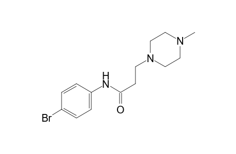 1-piperazinepropanamide, N-(4-bromophenyl)-4-methyl-